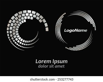 Abstract Logo Design.Round Logo Vector.