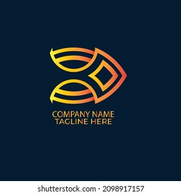 Abstract logo design.Vector logo template
