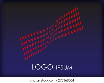 Abstract logo design.Vector logo template.
