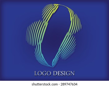 Abstract logo design.Vector logo template.