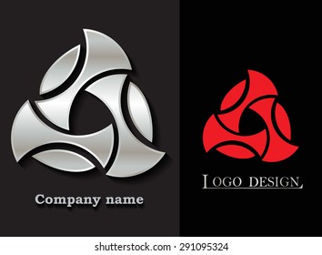 Abstract logo design.Vector logo template.