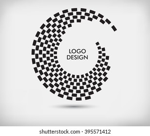 Abstract logo design.Vector logo template.