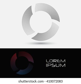 Abstract logo design.Vector logo template.