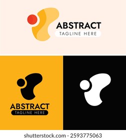 Abstract logo different layout for business