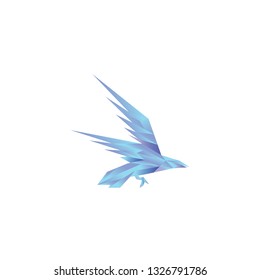 abstract logo eagle vector