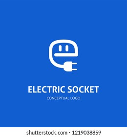 Abstract Logo of Electric Socket