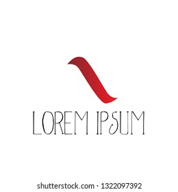 abstract logo with elegance line illustration for creative media or business corporation, company, industry or organization