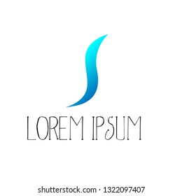 abstract logo with elegance line illustration for creative media or business corporation, company, industry or organization