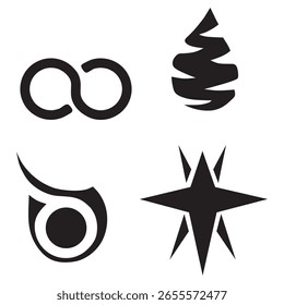 abstract logo element vector design