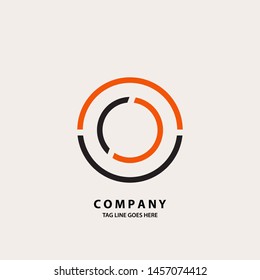 Abstract logo elements design template