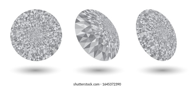 Elemento de diseño del emblema del logotipo abstracto para cualquier proyecto. Icono de redondeo o fondo. Ilustración del vector EPS10. vector abstracto con diferentes perspectivas.