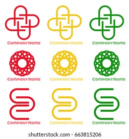Abstract logo eps 10 vector set for your design