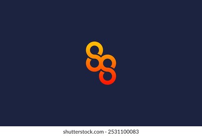 Logo Abstractas con círculos entrelazados en colores degradados sobre un fondo oscuro.