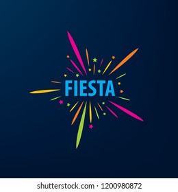 Abstract logo for the Fiesta. Vector illustration.