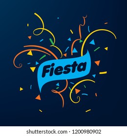 Abstract logo for the Fiesta. Vector illustration.