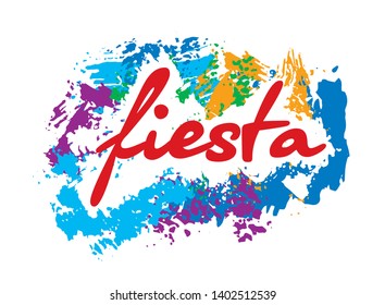 Abstract logo for the Fiesta. Vector illustration