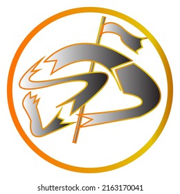 abstract logo flat vector icon