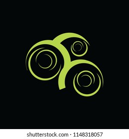 Abstract Logo Floral Vector Eps.10