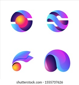 abstract logo full colour collection