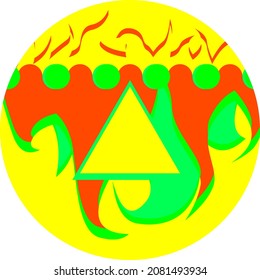 Logo abstracto. Diseño de logotipo geométrico. Logo creativo. Vector