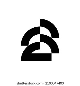 Abstract logo. Geometric abstract logos. Icon design