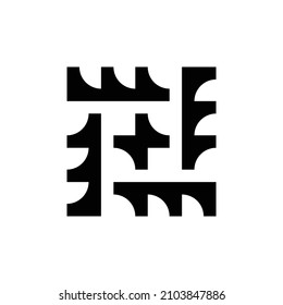 Abstract logo. Geometric abstract logos. Icon design