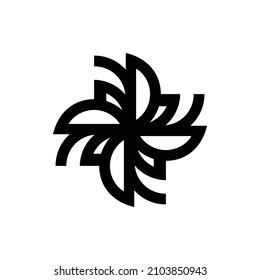 Abstract logo. Geometric abstract logos. Icon design