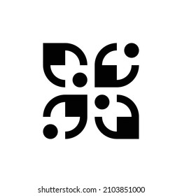 Abstract logo. Geometric abstract logos. Icon design