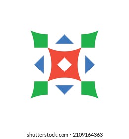 Logo abstracto. Logotipos abstractos geométricos. Diseño de iconos