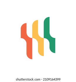Abstract logo. Geometric abstract logos. Icon design