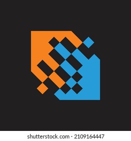 Logo abstracto. Logotipos abstractos geométricos. Diseño de iconos