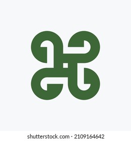 Logo abstracto. Logotipos abstractos geométricos. Diseño de iconos