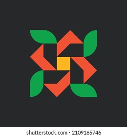 Logo abstracto. Logotipos abstractos geométricos. Diseño de iconos