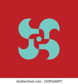Abstract logo. Geometric abstract logos. Icon design