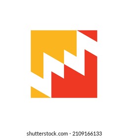Logo abstracto. Logotipos abstractos geométricos. Diseño de iconos