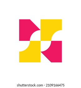 Abstract logo. Geometric abstract logos. Icon design