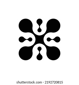 Logo abstracto. Logotipos abstractos geométricos. Diseño de iconos