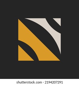Logo abstracto. Logotipos abstractos geométricos. Diseño de iconos