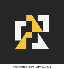 Logo abstracto. Logotipos abstractos geométricos. Diseño de iconos