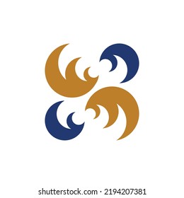Abstract logo. Geometric abstract logos. Icon design