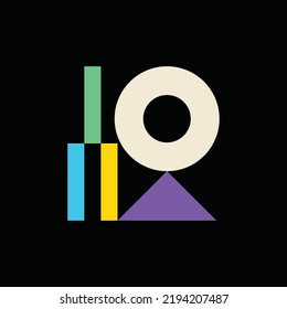 Abstract logo. Geometric abstract logos. Icon design