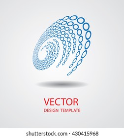 Abstract Logo Geometry Design. Modern Business Icon.