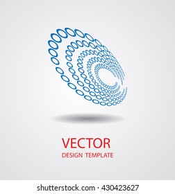 Abstract Logo Geometry Design. Modern Business Icon.