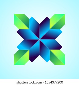 Abstract Logo Gradient Color