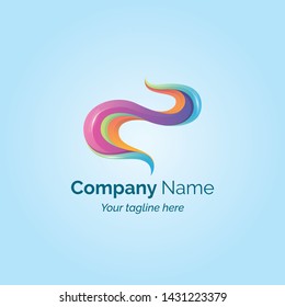 Abstract Logo Gradient Colours That Make Stock Vector (Royalty Free ...