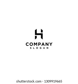 Abstract logo h and concept icon - vector
