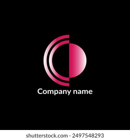 abstract logo with abstract icon
