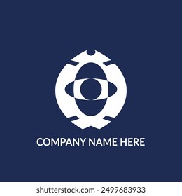 Abstract logo with abstract icon