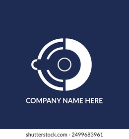 Abstract logo with abstract icon