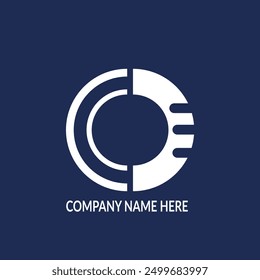 Abstract logo with abstract icon